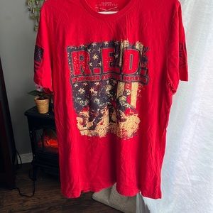 Patriotic Red Memorial T-shirt